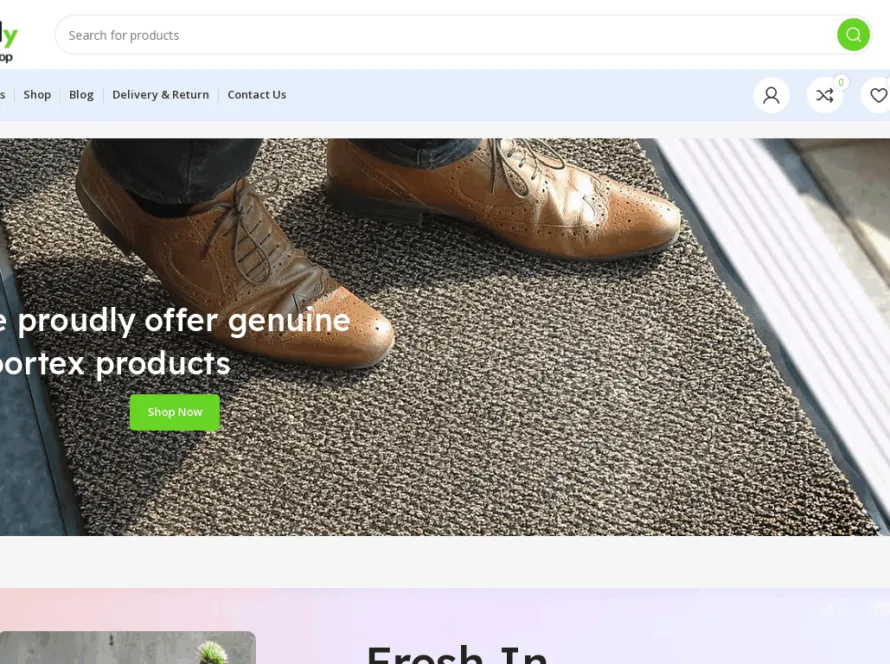 Web design for Gadgetly — Consumer electronics retail, 2018